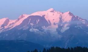 Face au Mont Blanc, plein sud